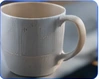 Illustrative close-up of a sample mug